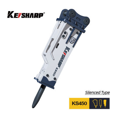 190 mm di diametro KS450 Silenced Type Hydraulic Breaker per escavatori da 45 a 55 tonnellate