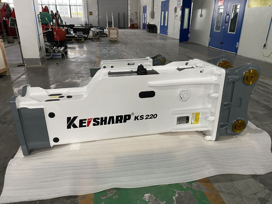 KS220 Silenced Type Hydraulic Excavator Breaker 190 mm di diametro