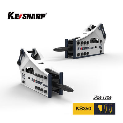 KS350 tipo laterale rompitore idraulico 165 mm scalpello 150-300bpm escavatore rompitore di roccia