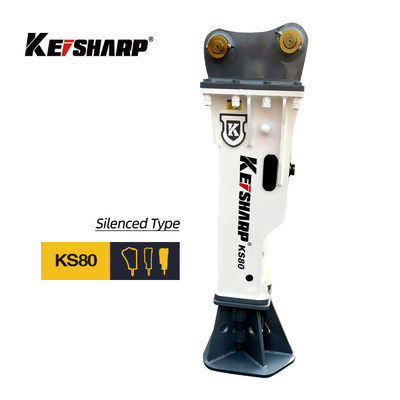 KS80 Silenced Type Hydraulic Breaker 190mm diametro scalpello adatto 45 ~ 55 tonnellate escavatore
