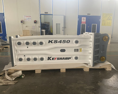 KS450 Top Type 190mm Chisel Excavator Hydraulic Rock Breaker per ferrovie / architettura