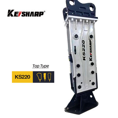 KS220 Top Type Escavatore idraulico Macchina di frantumazione di pietre ISO approvata