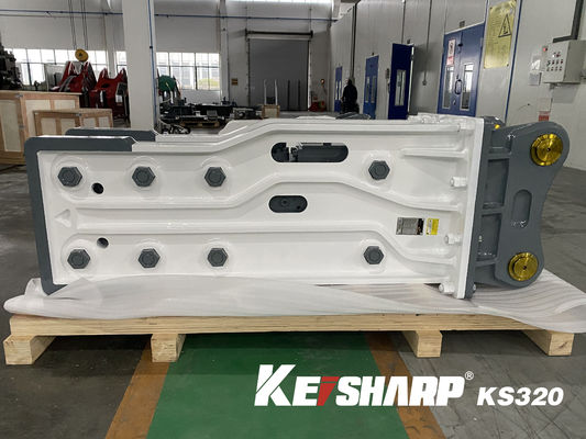 KS320 Top Type Hydraulic Excavator Breaker Machine 155 mm di diametro del cisel