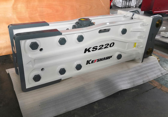 KS220 Top Type Escavatore idraulico Macchina di frantumazione di pietre ISO approvata