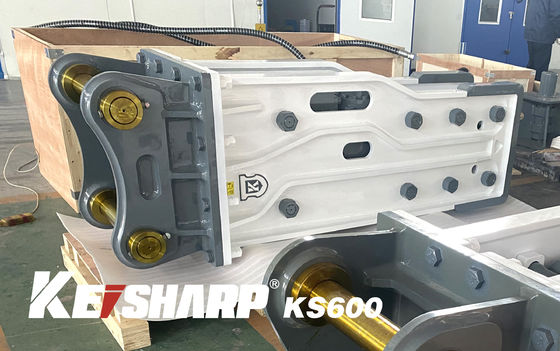 KS600 Top Type Hydraulic Breaker 205 mm di diametro per escavatori da 55 a 65 tonnellate