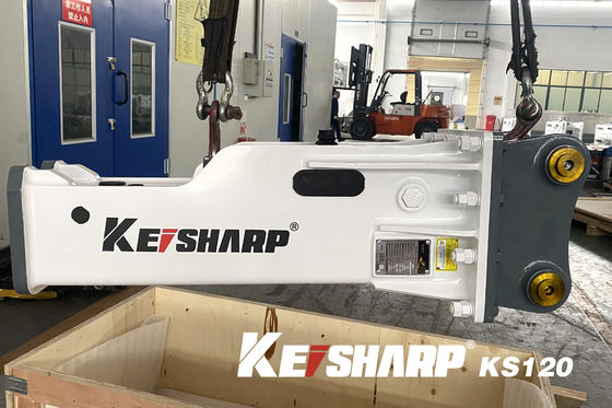 KS550 200 mm Chisel Box Type Excavator Hydraulic Breakers per le miniere / metallurgia