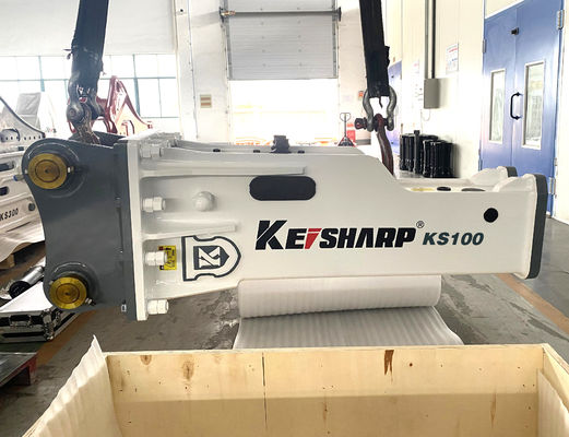 KS550 200 mm Chisel Box Type Excavator Hydraulic Breakers per le miniere / metallurgia