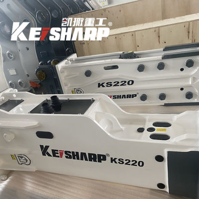 KS220 Silenced / Side / Top Type Hydraulic Breaker Hammer per escavatore