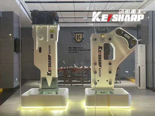KS220 Silenced / Side / Top Type Hydraulic Breaker Hammer per escavatore