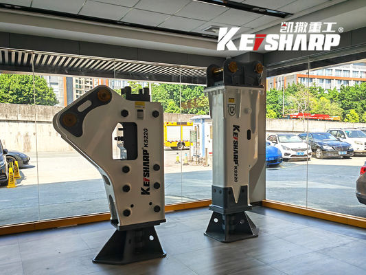 KS220 Silenced / Side / Top Type Hydraulic Breaker Hammer per escavatore