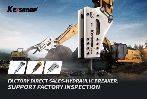 KS600 Keisharp tipo silenziato martello rompitore idraulico KS60 KS80 KS100