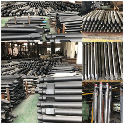 Video di ispezione in uscita fornito K175 175 mm di diametro scalpello per 40 tonnellate 50 tonnellate escavatore