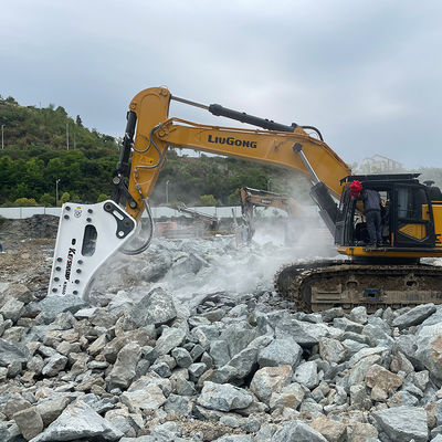 5350Kg Escavatore Hydraulic Crushing Breaker Progettazione moderna per l'efficienza della costruzione
