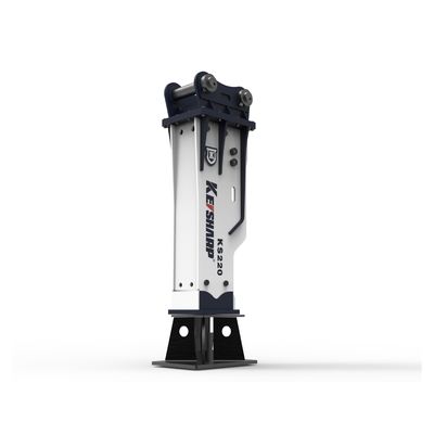 KS350 165mm Chisel Hydraulic Breaker per la rottura di rocce per escavatori Certificato ISO9001
