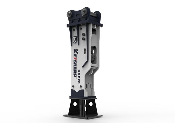 Attrezzature per la costruzione Parti di escavatori di tipo pesante KS350 165 mm Chisel Hydraulic Breaker