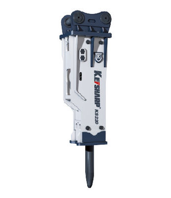 KS220 Silenced Type Hydraulic Excavator Breaker 140 mm di diametro del cisel