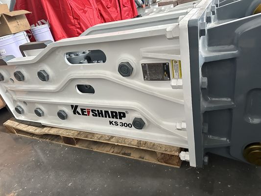 KS300 Top Type Hydraulic Breaker 190mm Diametro del ciselino 1350mm Lunghezza del ciselino