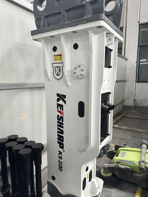 KS220 Casella tipo rompitore idraulico per escavatore da 16-22 tonnellate 140 mm di diametro del cisel