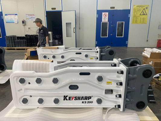 KS200 Top Type Hydraulic Breaker 135 mm di diametro per escavatori da 18 a 22 tonnellate
