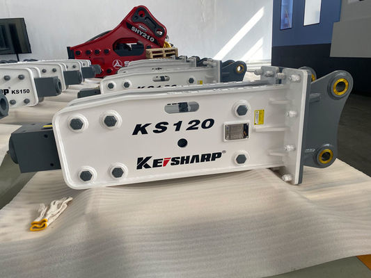 KS120 Scavatore Hydraulic Rock Breaker Machine Tipo superiore di 85 mm di diametro del cisel