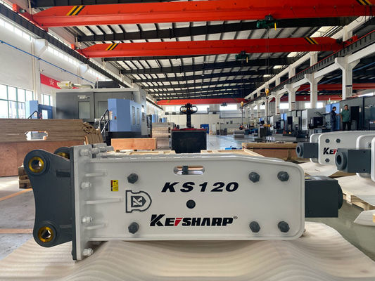 KS120 Top Type Rock Hydraulic Breaker Machine 85 mm di diametro del cisel