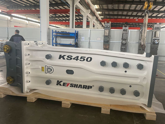 KS450 Scavatore Hydraulic Rock Breaker Machine Tipo superiore di 190 mm di diametro