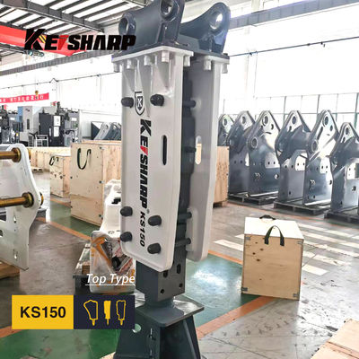 KS150 Top Type Rock Hydraulic Breaker Machine di 100 mm di diametro del cisel
