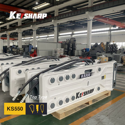 KS550 Top Type Rock Hydraulic Breaker Machine di 200 mm di diametro