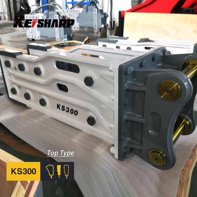 KS300 Escavatore Hydraulic Rock Breaker Machine Tipo superiore di 150 mm di diametro del cisel