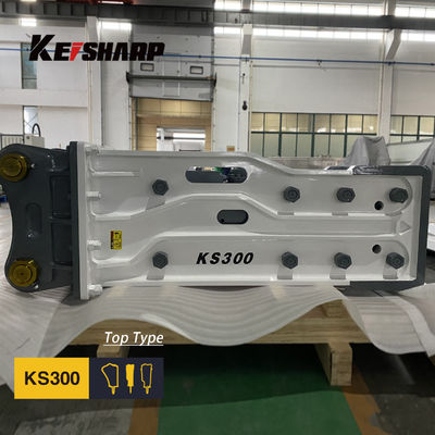 KS300 Escavatore Hydraulic Rock Breaker Machine Tipo superiore di 150 mm di diametro del cisel
