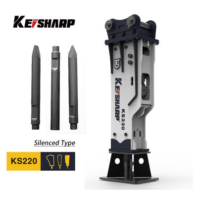 KS220 Box Type Rock Hydraulic Breaker Machine 140 mm di diametro del cisel