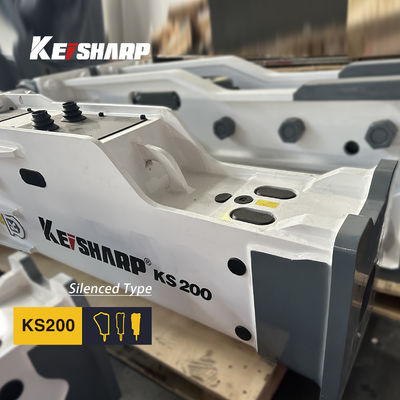 KS200 Top Type Hydraulic Breaker 135 mm di diametro per escavatori da 18 a 22 tonnellate