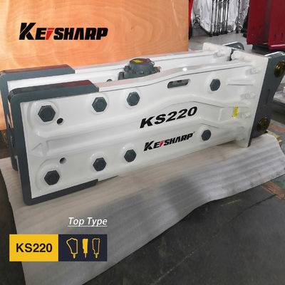 KS220 Top Type Rock Hydraulic Breaker Machine 140 mm di diametro del cisel